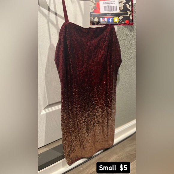 Burgundyish dress new with tag - Picture 1 of 1